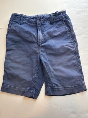GAP kids Navy Blue Flat Front Shorts